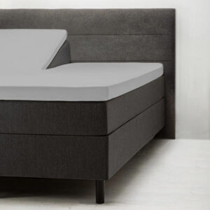 Jersey Split-Topper Hoeslaken Licht Grijs