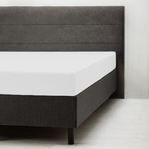 Hoeslaken Dubbel Jersey Wit