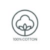 100% cotton icon
