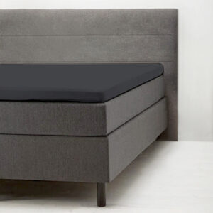 Topper Hoeslaken Dubbel Jersey Antraciet