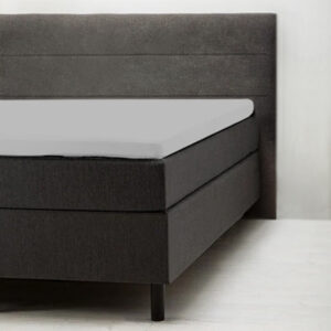 Topper Hoeslaken Dubbel Jersey Licht Grijs