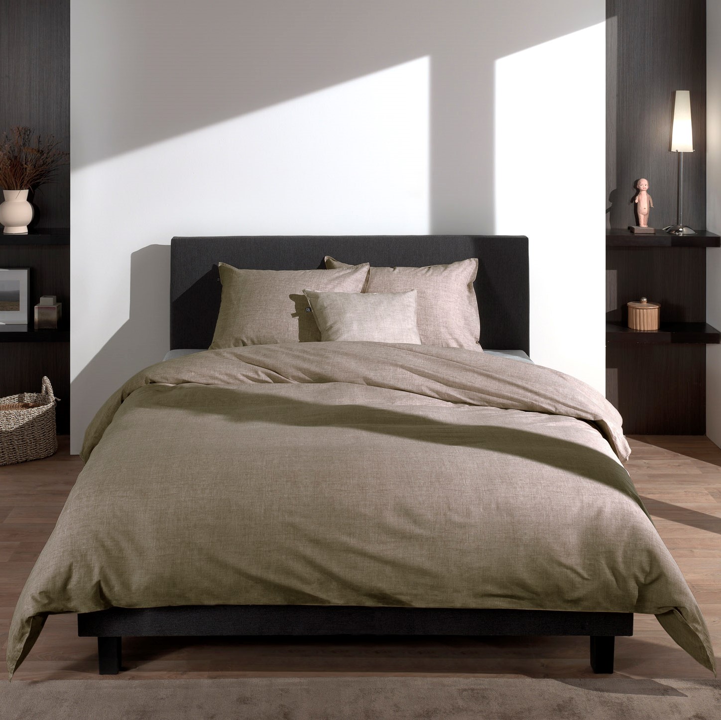 Lino Palm Taupe 1 Lino Palm Taupe