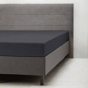 Hoeslaken Dubbel Jersey Antraciet