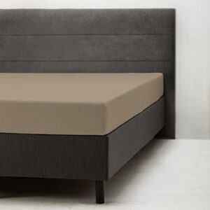 Hoeslaken Dubbel Jersey taupe