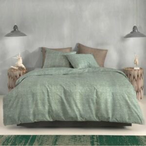 Lino Moss Green dekbedovertrek Zo!Home