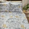 Foliage Gold dekbedovertrek van 100% katoen flanel