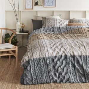 Ariadne at Home Snug Natural dekbedovertrek 100% katoen met instopstrook over de volle breedte