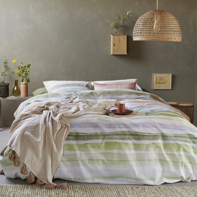 At Home Colour Palette Green 4 Ariadne at Home Colour Palette Green dekbedovertrek 100% katoen